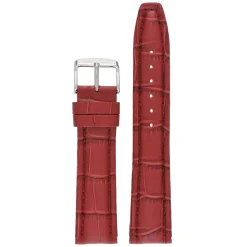 Newton | Red Matt Alligator Grain Padded Strap | WH872