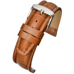 Newton | Tan Matt Alligator Grain Padded Strap | WH887