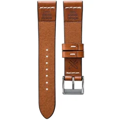 Norton | Handmade Cross Stitch Honey Leather Strap | TS.CS.HON