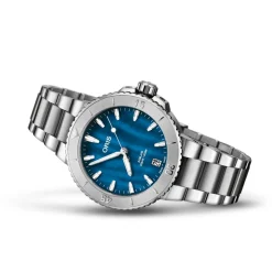 Oris | Aquis Date Aegean Blue 36.5mm | 01 733 7770 4155-07 8 18 05P