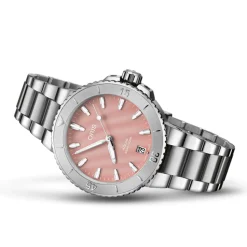 Oris | Aquis Date Blush Pink 36.5mm | 01 733 7770 4158-07 8 18 05P