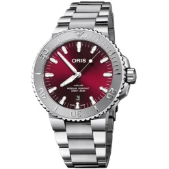 Oris | Aquis Date Cherry 43.5mm | 01 733 7730 4158-07 8 24 05PEB