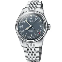 ORIS – Big Crown Pointer Date Blue Dial Bracelet Watch 01 754 7741 4065-0 7 8 20 22