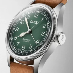Oris | Big Crown X Cervo Volante Green Dial Watch | 01 754 7779 4067-SET