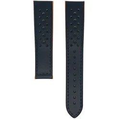 Oris | Black & Orange Chronoris Leather Strap 20mm model 7564 | 07 5 20 62NB