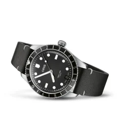 Oris | Black Leather Divers Sixty-Five Strap 20mm for model 7707 | 07 5 20 82