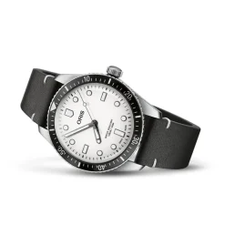 Oris | Black Leather Divers Sixty-Five Strap 20mm for model 7707 | 07 5 20 82