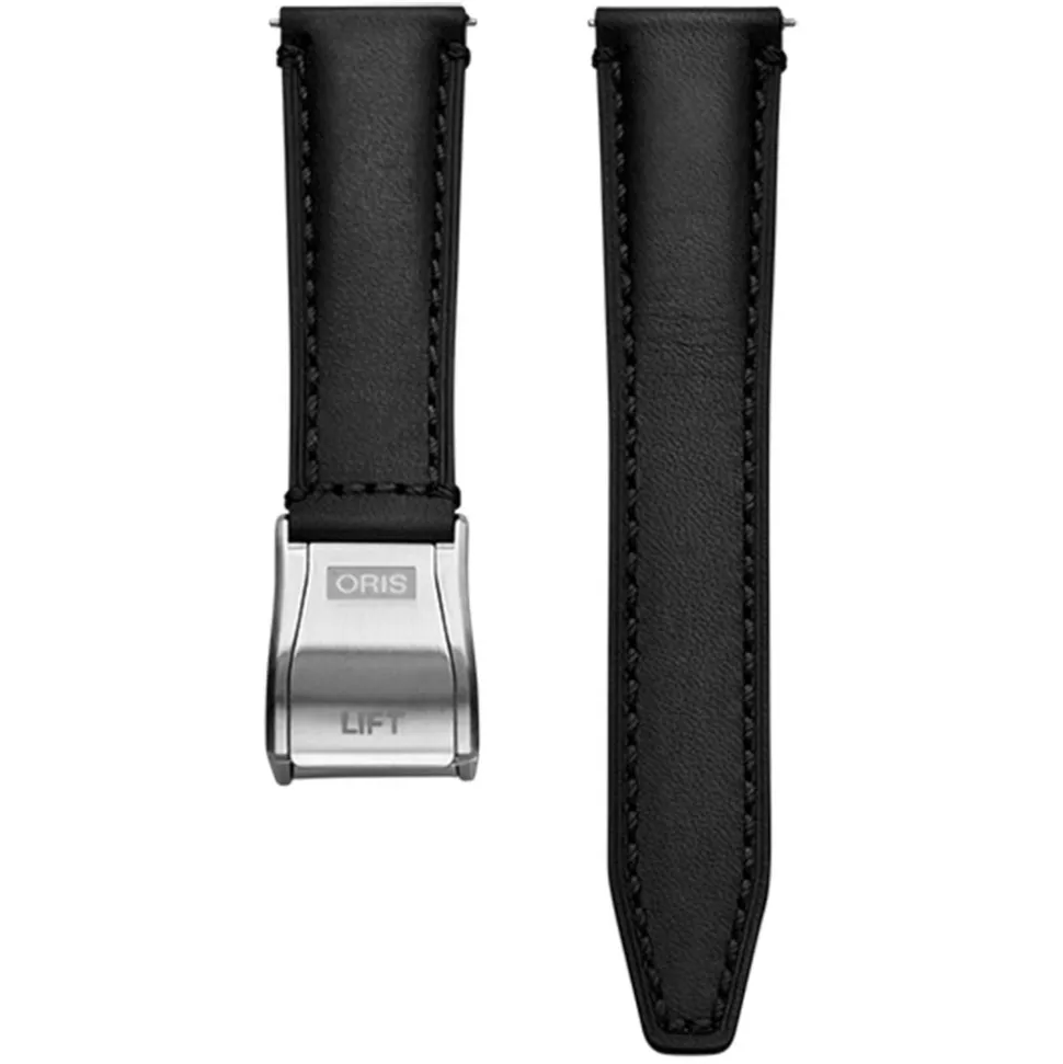 Oris | Black Leather ProPilot Strap 20mm for model 7761 | 07 6 20 08LC