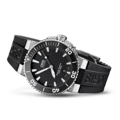 Oris | Black Rubber Aquis Strap 26mm Complete for models 7653, 7655, 7673 and 7675 | 07 4 26 34EB