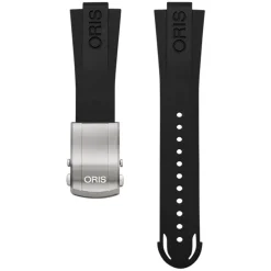 Oris | Black Rubber Aquis Strap 26mm Complete for Titanium model 7664 | 07 4 26 34TEB