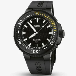 Oris | Black Rubber AquisPro Strap 26mm Band Only model 7767 | 07 4 26 64 NB