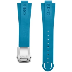 Oris | Blue Rubber Aquis Strap 22mm Complete for model 7769 | 07 4 22 75FC