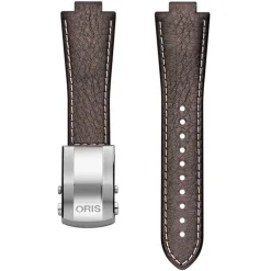 Oris | Brown Leather Aquis Strap 24mm Complete for models 7730, 7743 | 07 5 24 10EB