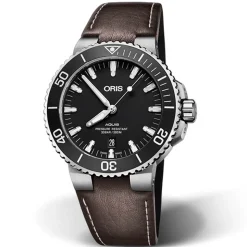 Oris | Brown Leather Aquis Strap 24mm Complete for models 7730, 7743 | 07 5 24 10EB