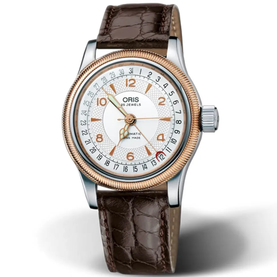 Oris | Brown Leather Big Crown Strap 16mm model 7558 | 07 5 16 52