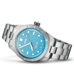 Oris | Diver’s Sixty-Five Bracelet ‘Cotton Candy’ Blue | 01 733 7771 4055-07 8 19 18