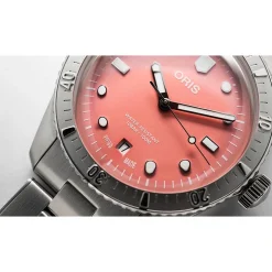 Oris | Diver’s Sixty-Five Bracelet ‘Cotton Candy’ Pink | 01 733 7771 4058-07 8 19 18