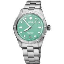 Oris | Diver’s Sixty-Five Bracelet ‘Cotton Candy’ Green | 01 733 7771 4057-07 8 19 18