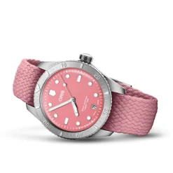 Oris | Diver’s Sixty-Five Strap ‘Cotton Candy’ Pink | 01 733 7771 4058-07 3 19 04S