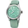 Oris | Diver’s Sixty-Five Strap ‘Cotton Candy’ Green | 01 733 7771 4057-07 3 19 03S