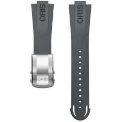 Oris | Grey Rubber Aquis Strap 24mm Complete for model 7730 | 07 4 24 63EB