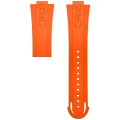 Oris | Orange Rubber Aquis Strap 26mm Band Only models 7653, 7673, 7675 | 07 4 26 32NB