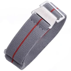 Parachute | Elastic ‘Marine Nationale’ Style Grey Strap | MOD40