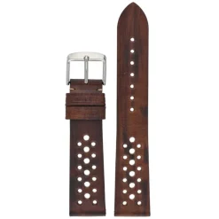 Pembrey | Brown Rustic Perforated Strap | WH955