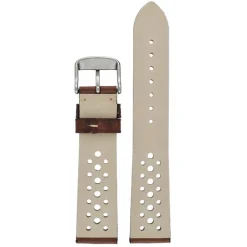 Pembrey | Brown Rustic Perforated Strap | WH955