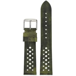 Pembrey | Green Rustic Perforated Strap | WH956