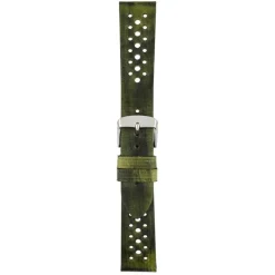 Pembrey | Green Rustic Perforated Strap | WH956