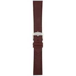 PRESTON Brown Vintage Style Leather Padded Watch Strap WH901