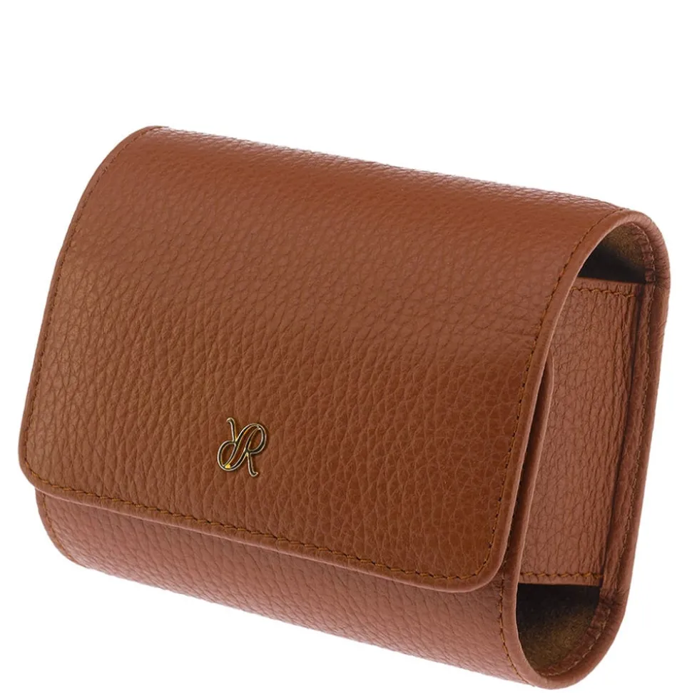 RAPPORT | Berkeley Single Watch Roll in Tan Leather | D191