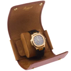 RAPPORT | Berkeley Single Watch Roll in Tan Leather | D191