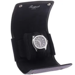 RAPPORT – Berkeley Single Watch Roll in Black Leather D190