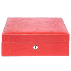 RAPPORT – Brompton Eight Watch Box in Red Leather L267