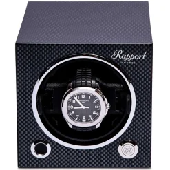 Rapport | Evo Cube Single Watch Winder Carbon Fibre | EVO50