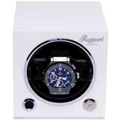 Rapport | Evo Cube Single Watch Winder White | EVO41