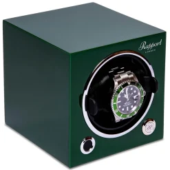Rapport | Evo Cube Single Watch Winder Green | EVO44