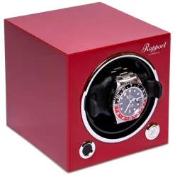 Rapport | Evo Cube Single Watch Winder Red | EVO43