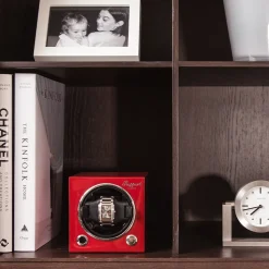 Rapport | Evo Cube Single Watch Winder Red | EVO43