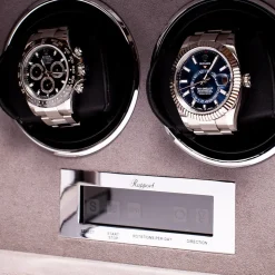 RAPPORT – Formula Duo Watch Winder Black Carbon Fibre W562