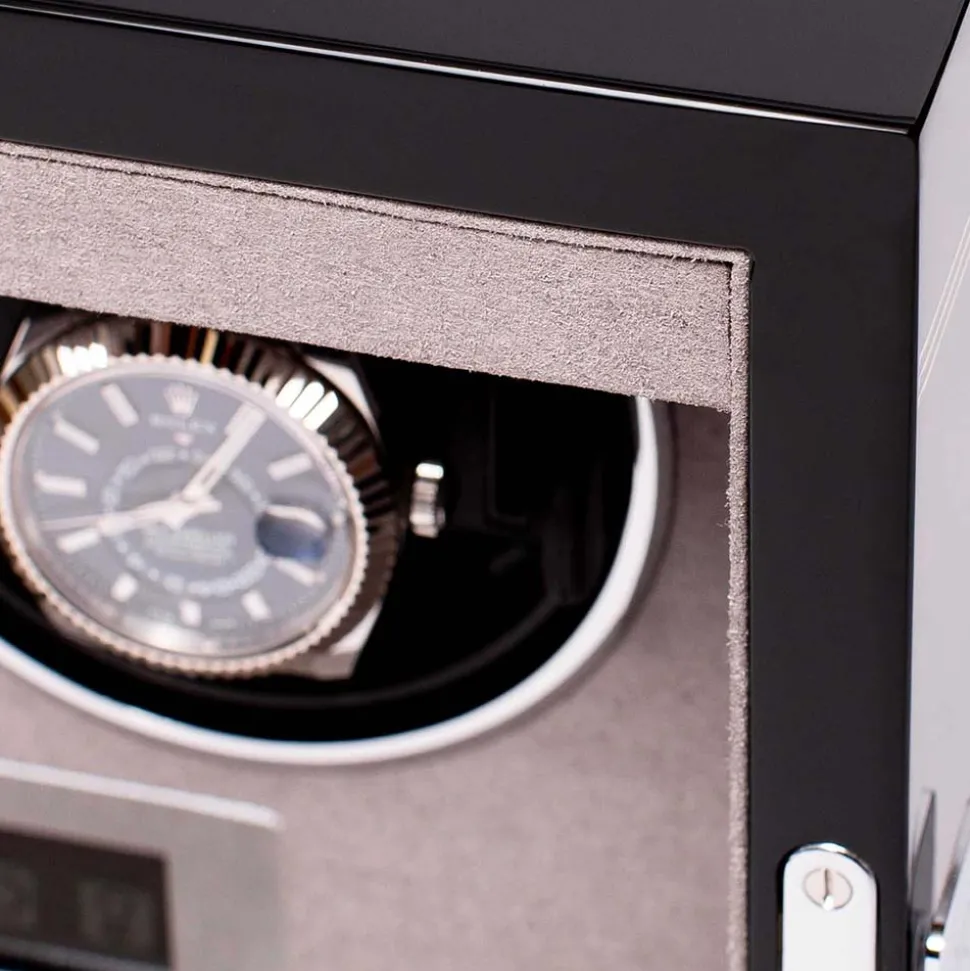 RAPPORT – Formula Duo Watch Winder Black Carbon Fibre W562