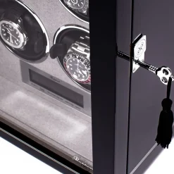 RAPPORT – Formula Six Watch Winder in Ebony Black W556