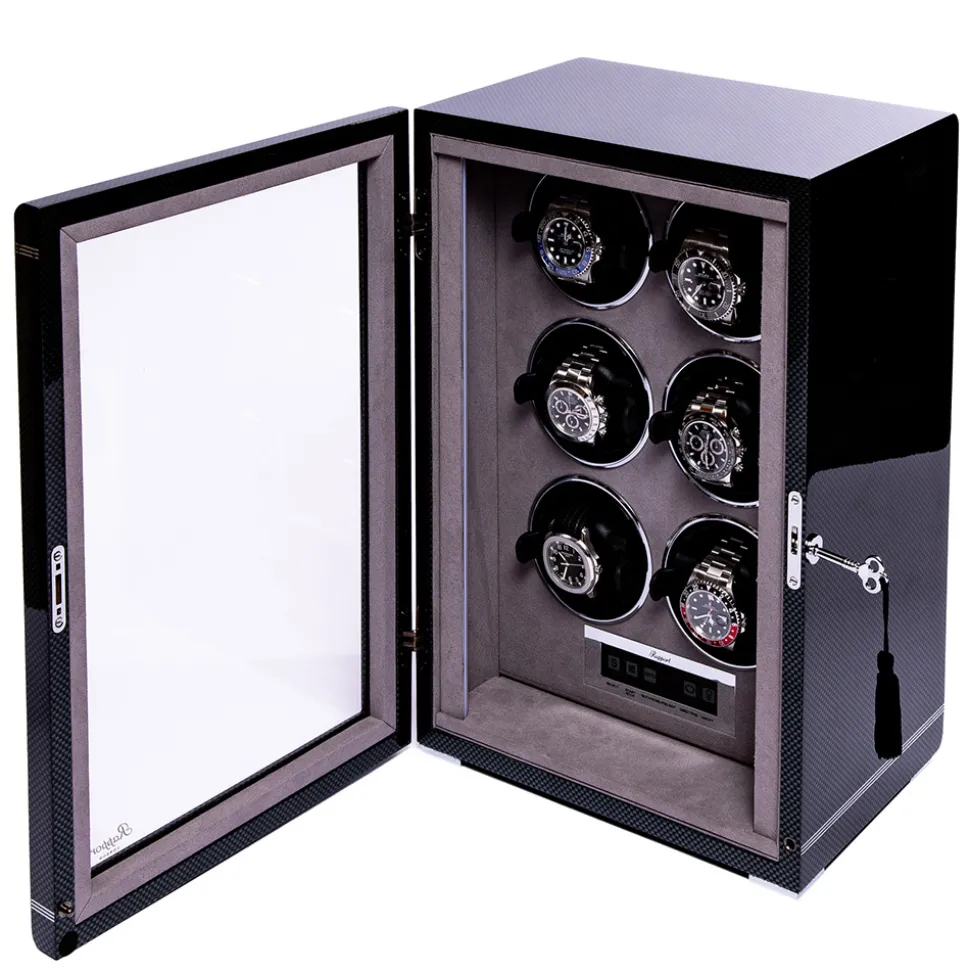 RAPPORT – Formula Six Watch Winder in Carbon Fibre W566