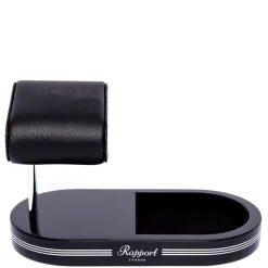 RAPPORT – Formula Watch Stand with Tray in Black and Silver WS20