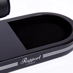 RAPPORT – Formula Watch Stand with Tray in Black and Silver WS20
