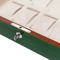 Rapport | Heritage Eight Watch Collector Box in Green | L402