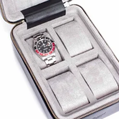 Rapport | Hyde Park Four Watch Zip Case Grey | D274