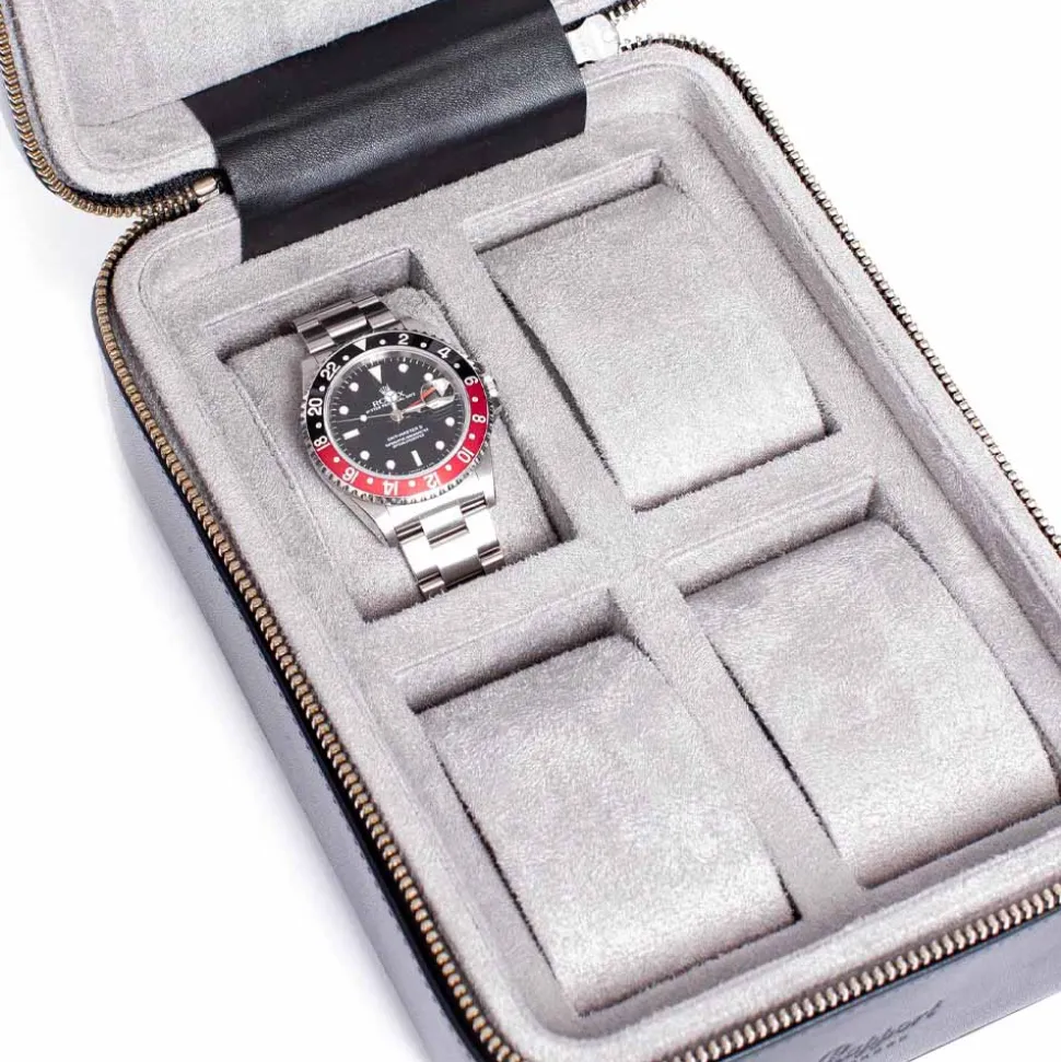 Rapport | Hyde Park Four Watch Zip Case Grey | D274